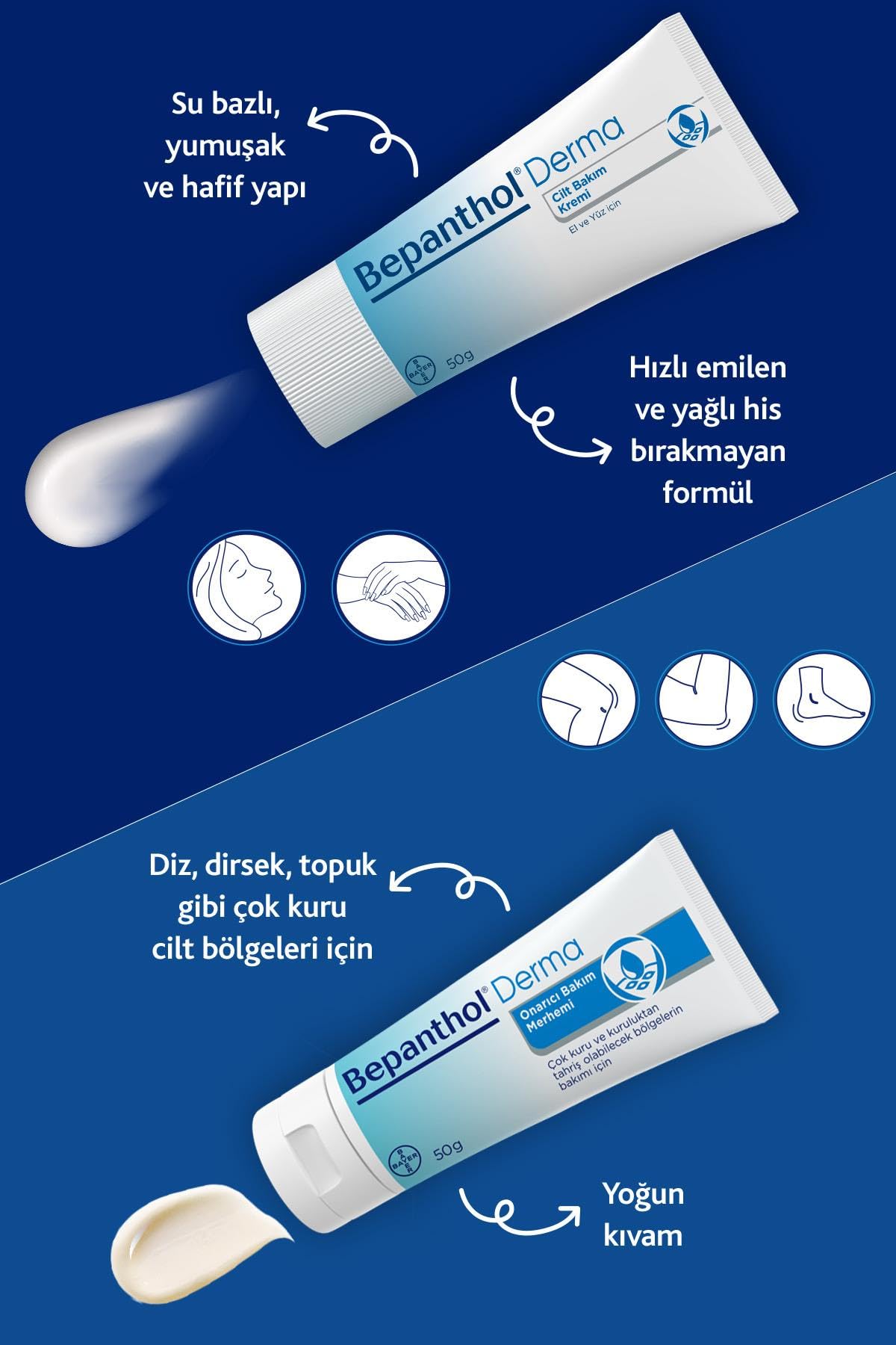 Bepanthol Cilt Bakım Kremi 50g
