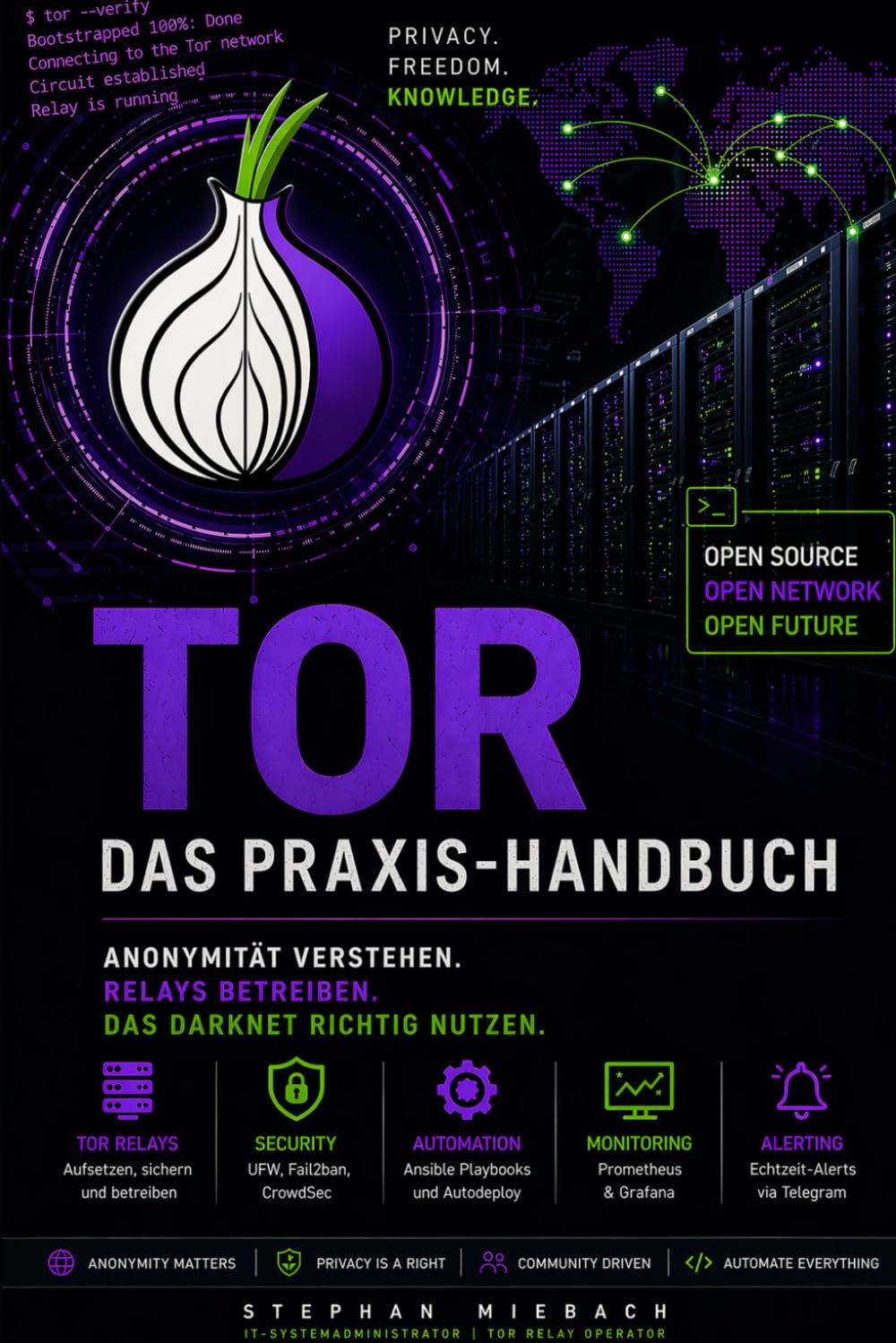 Tor - das Praxis-Handbuch: Anonymität verstehen, Relays betreiben, das Darknet richtig nutzen