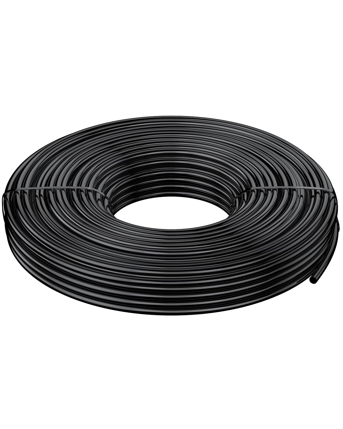 Pawfly 50 ft. 1/4 Drip Irrigation Tubing, Black Distribution Tubing, Blank PVC Drip Irrigation Hose Roll for Garden Watering, Drip Irrigation Part for
