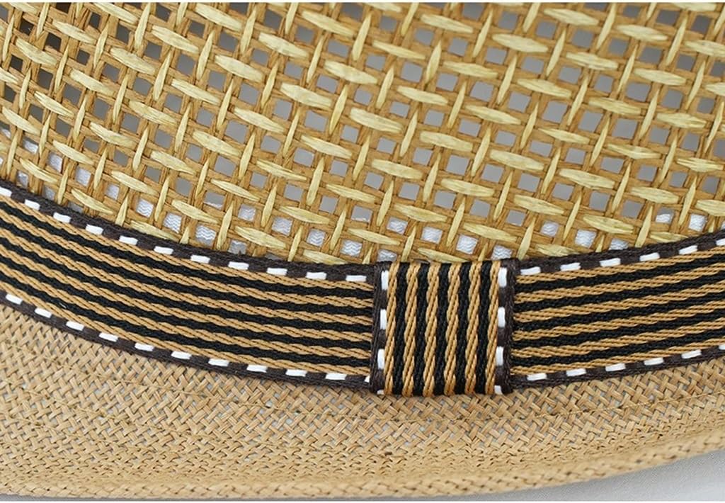 Men's Top Hat Sun Hat Mesh Breathable Sun Hat(White-Patch Five-Pointed star4)