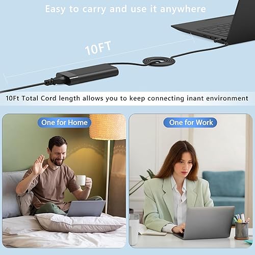 Miniatura 7 de Cargador para portátil de 150 W CA compatible con HP ZBook Studio 15 16 17 G5-G8, ZBook 15 16 17 G5-G9, OMEN 15 17 Fury 15 17 Pavilion Gaming 15 17,