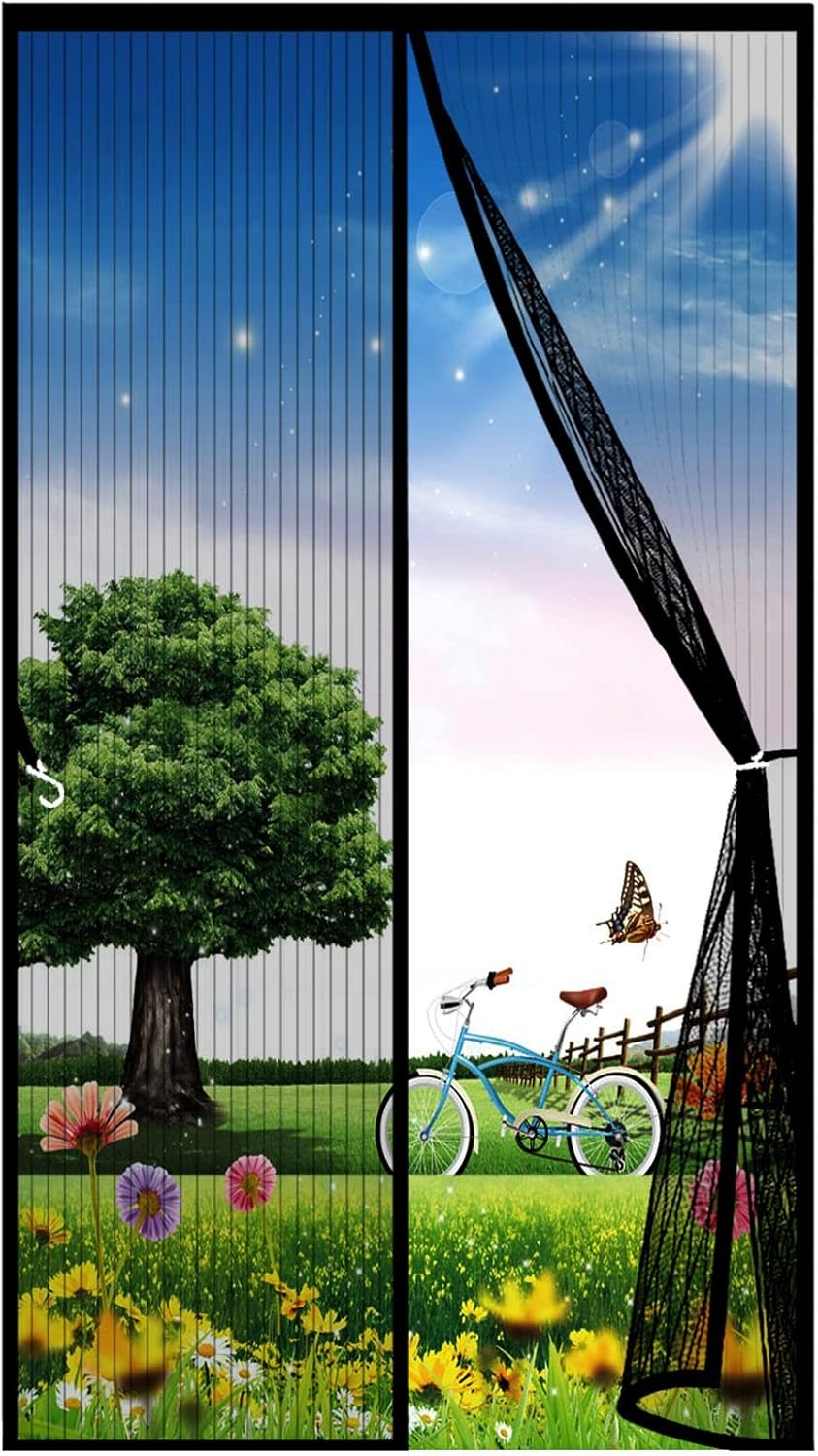 Amazon.co.jp: Magnetic Screen Door Curtain 9.3 x 90.5 inches (235 x 230