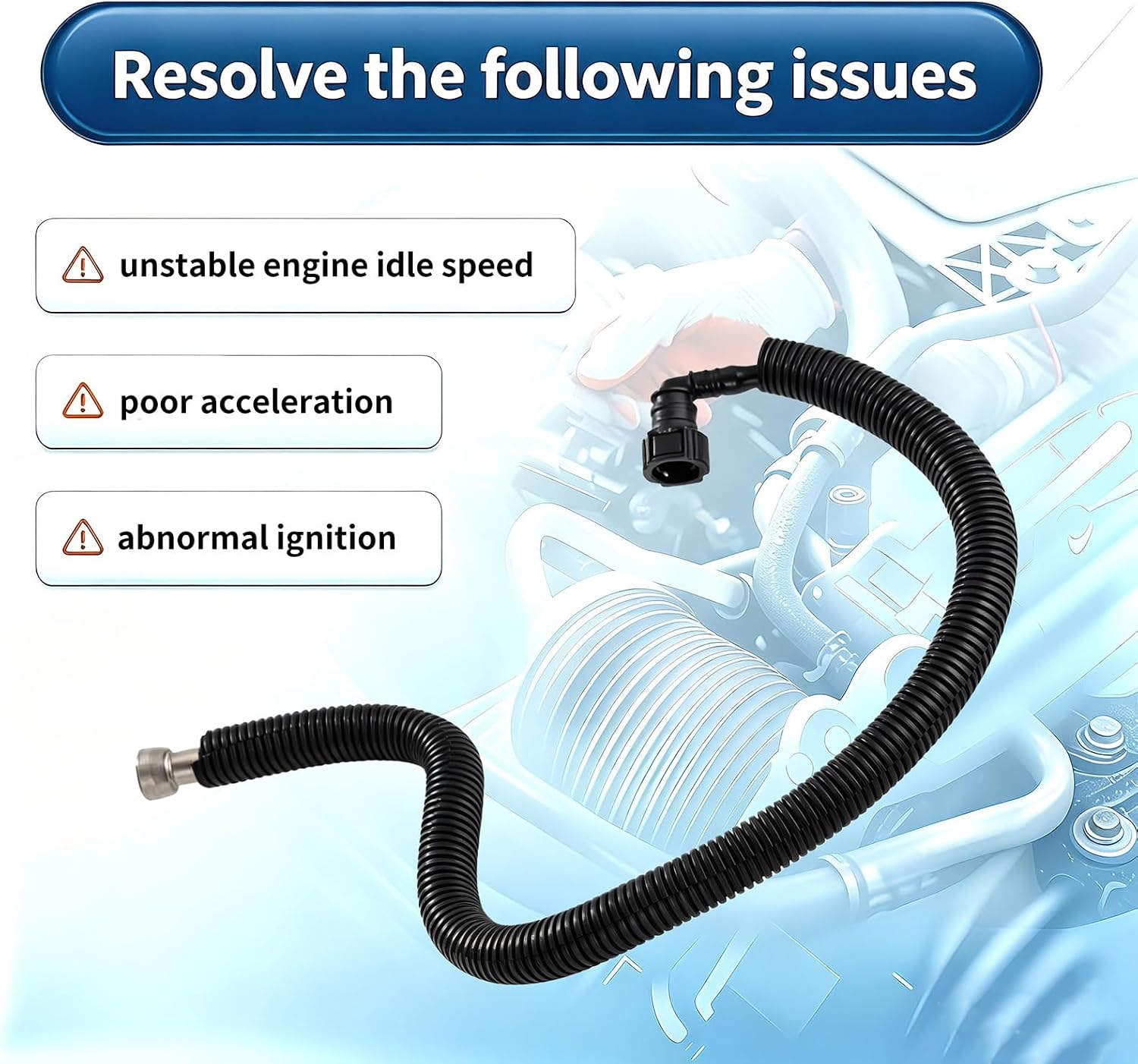 809-009 Fuel Injection Fuel Feed Pipe for Ford Focus 2.0L 2012-2018