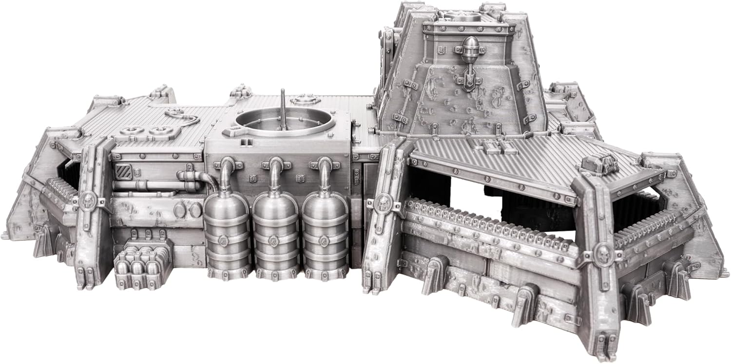 Tabletop Terrain Grimdark Field Command HQ by War Scenery for Wargames and RPGs 28mm 32mm Miniatures