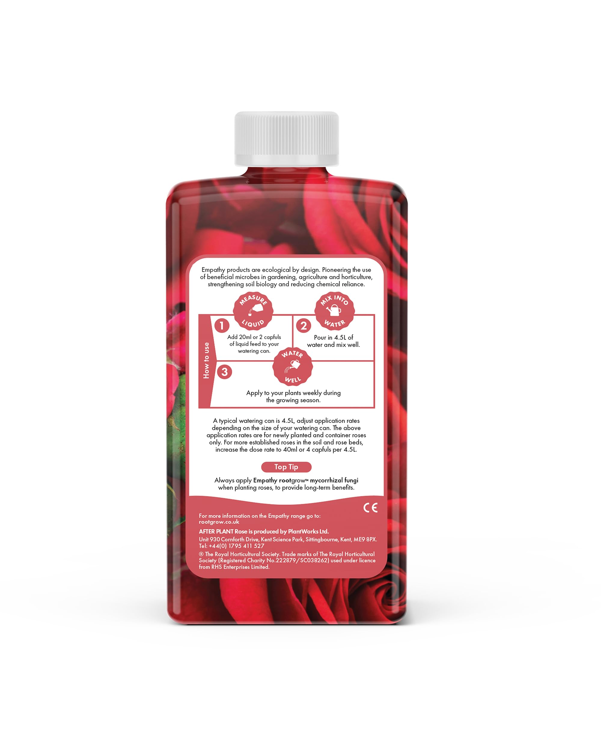 Empathy After Plant Rose Feed 1L - Concime Liquido Per Rose Con Biostimolante (RHS Endorsed) - Foto 8