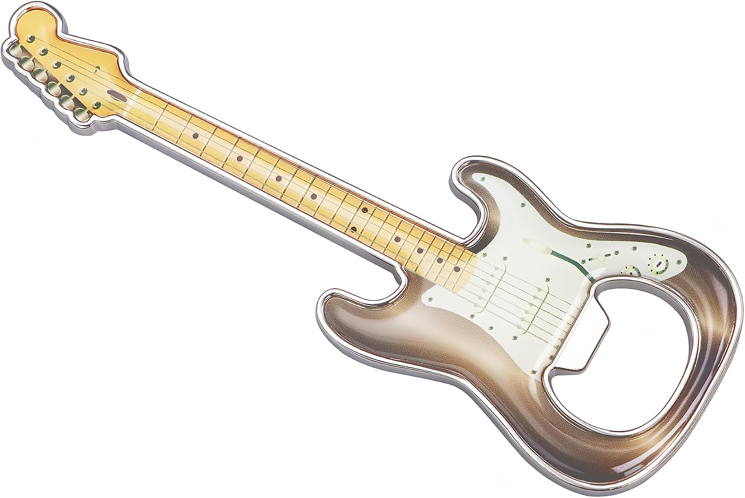 Guitar Shaped Bottle Opener, 1 Pack Metal Beer Opener Gift for Music Lovers