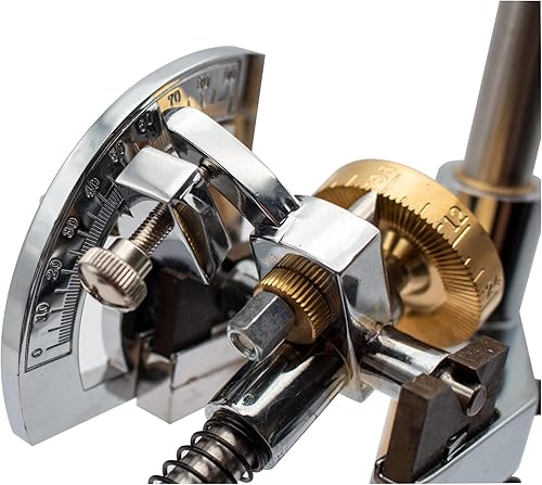 Miniatura 5 de Máquina de facetado de manipulador facetado de jade Máquina pulidora de ángulo de joya (rueda de índice 64, manipulador de ángulo estándar)