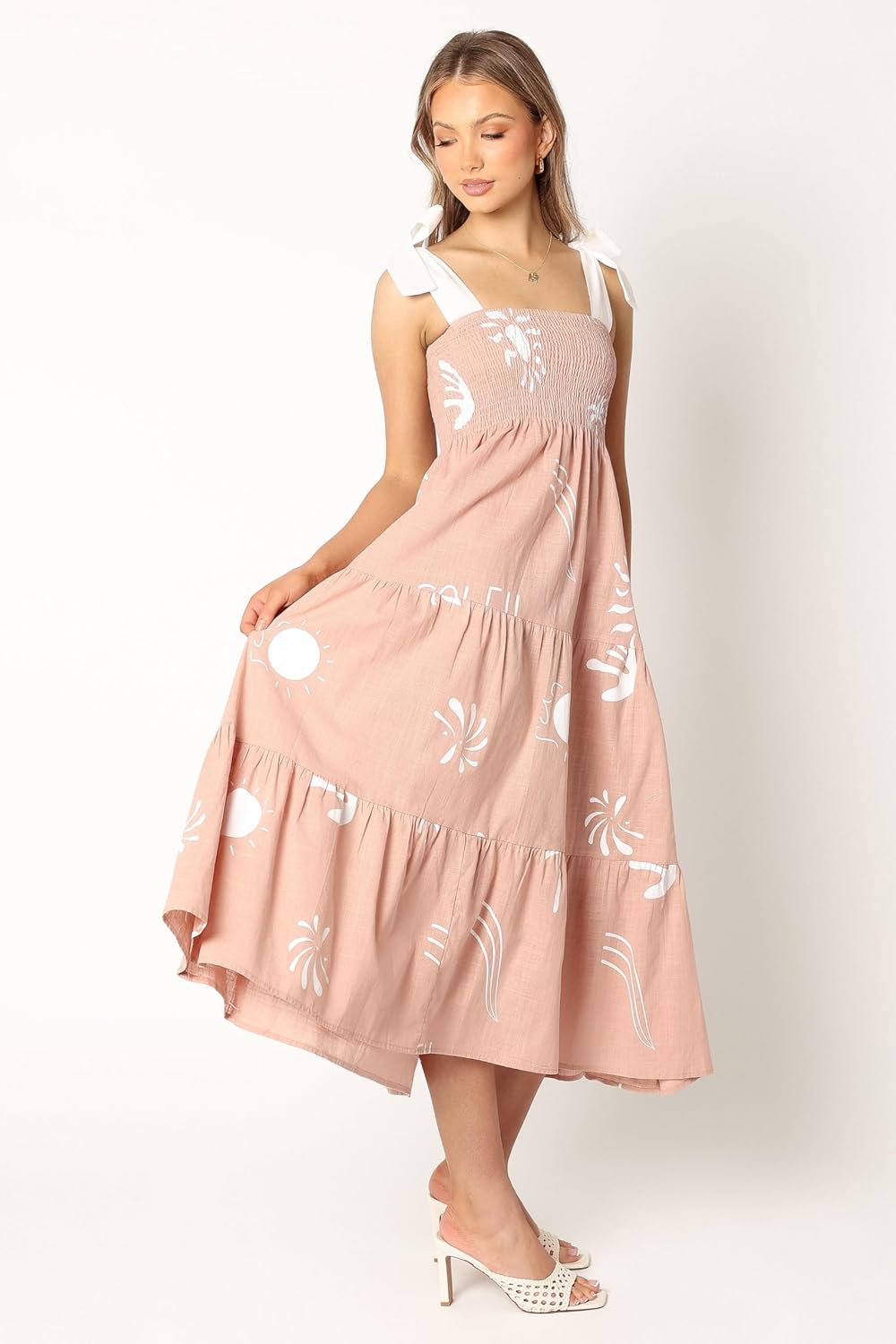 Petal & Pup Womens Sarelle Midi Dress - Image 4