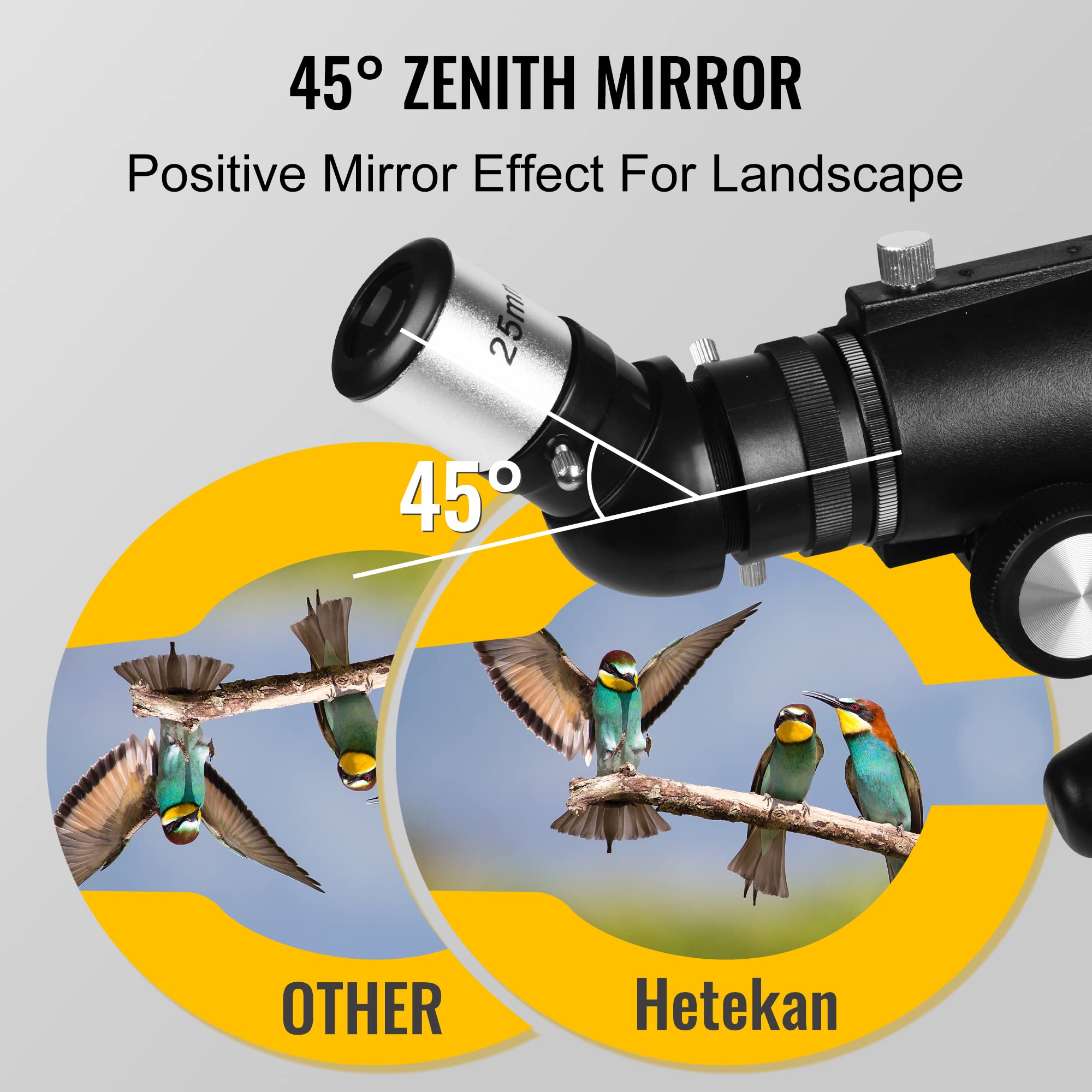 TELESCOPIO ASTRONOMICO PER Bambini Adulti 70 Mm Apertura 400mm AZ Con