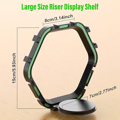 Miniatura 3 de 8 estantes elevadores para figuras, estante que brilla en la oscuridad para figuras Funko POP, soportes de exhibición de figuras coleccionables,