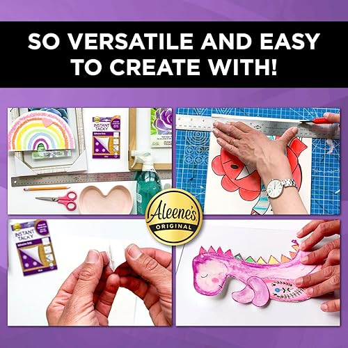 Miniatura 5 de Aleene's 33187 Puntos pegajosos instantáneos, 120 piezas, 12 pulgada, arte, manualidades, madera