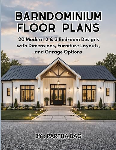 Barndominium Floor Plans: 20 Modern 2 & 3 Bedroom Designs