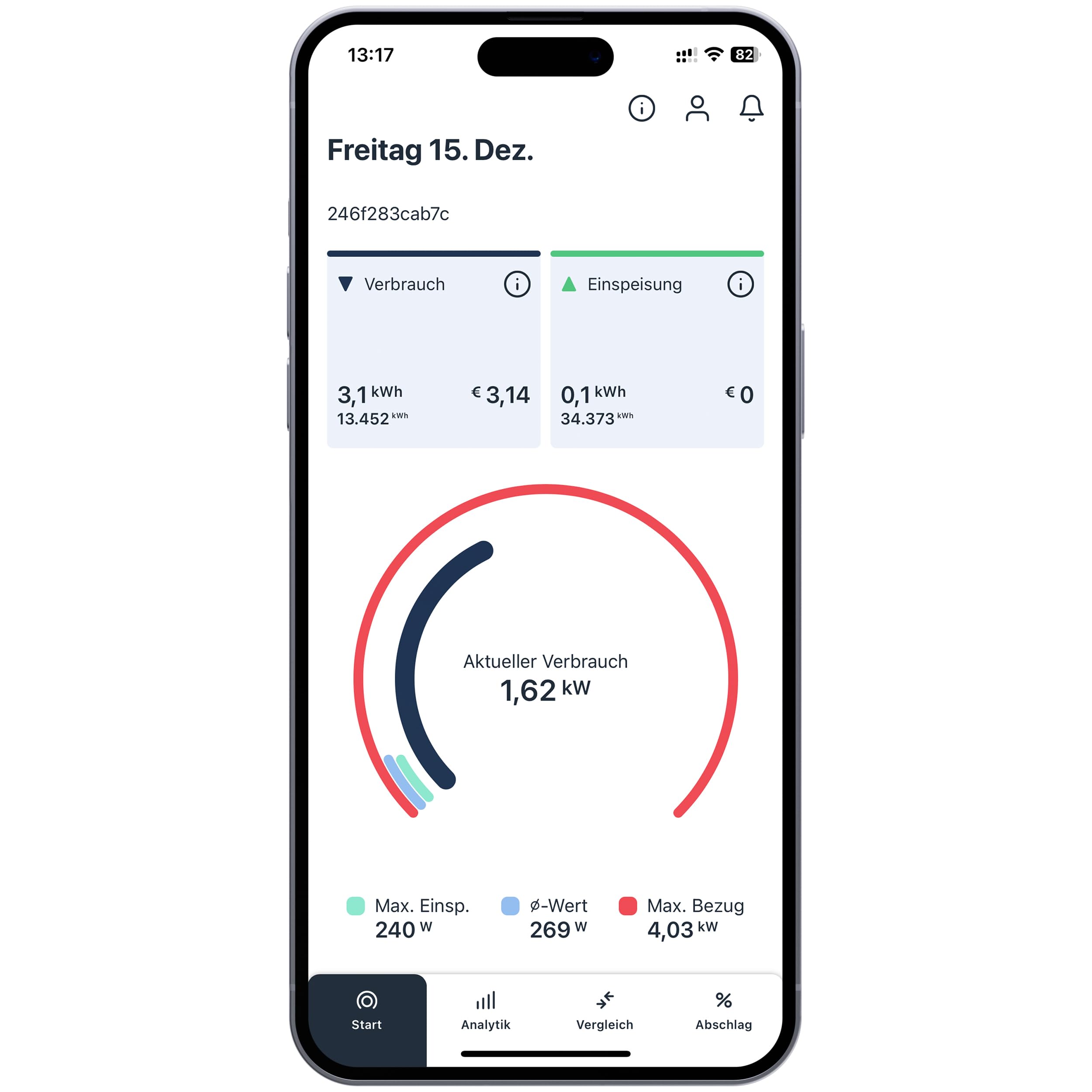 Powerfox PA201901 Energiekosten-Messgerät-Zubehör con App-Steuerung