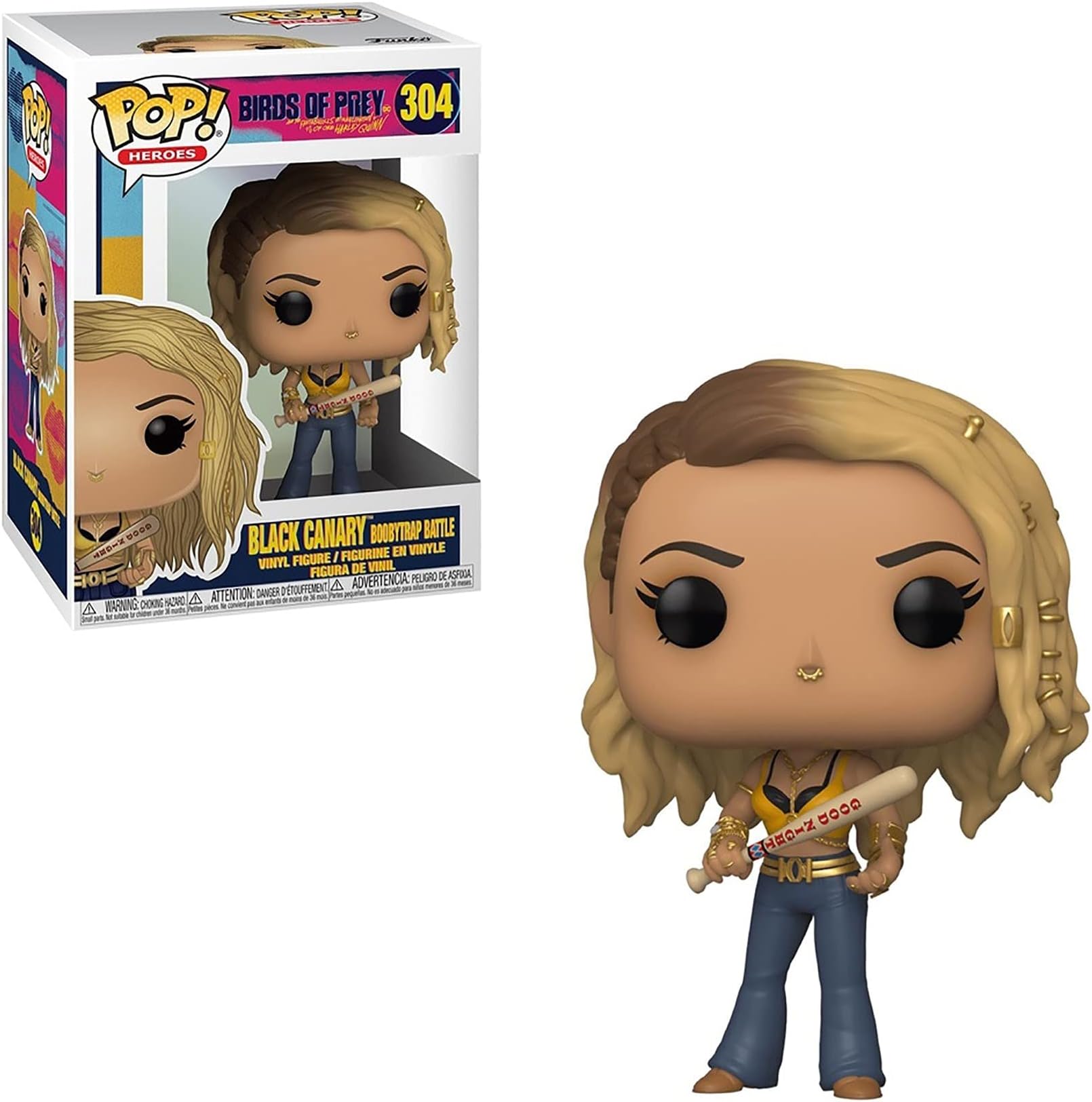 Pop! Heroes: Birds Of Prey-Black Canary - (Boobytrap Battle) - Collectable Vinyl Figure - Gift Idea - Official Merchandise - Toys for Kids & Adults - Movies Fans - Model Figure for Collectors