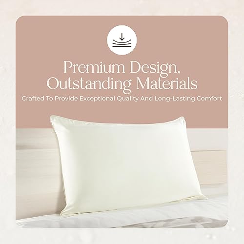 Miniatura 8 de Whisper Organics Pillow Protector - GOTS Certified, 100% Cotton Pillow Encasements with Zipper - Pillow Covers - 20 x 26 Inches, Pack of 2