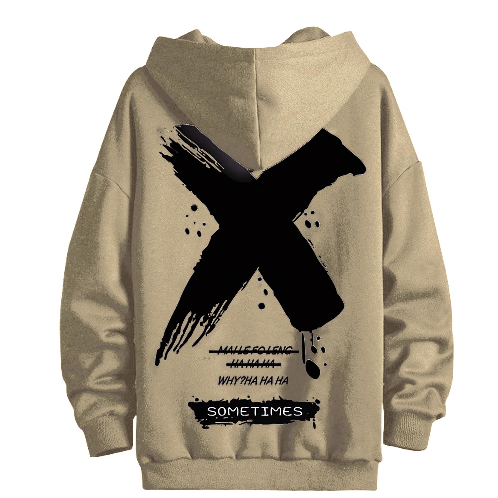 Moshtashio Felpa Uomo con Cappuccio Unisex Hip Hop a Maniche Lunghe Sweatshirt Pullover Uomo Felpe Stampa di Lettere Hoodie Uomo Autunno Inverno