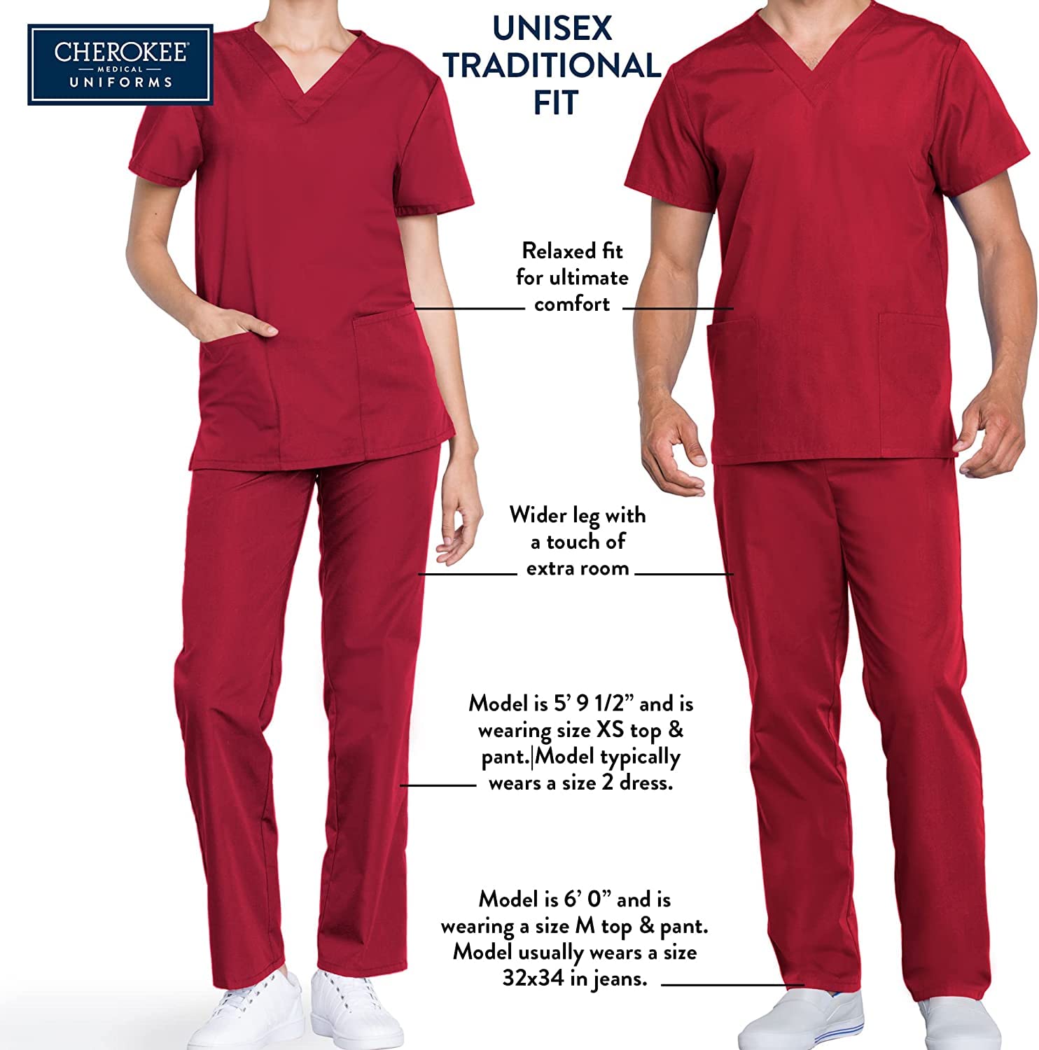 Cherokee Abrigo de laboratorio unisex grande de 40 pulgadas