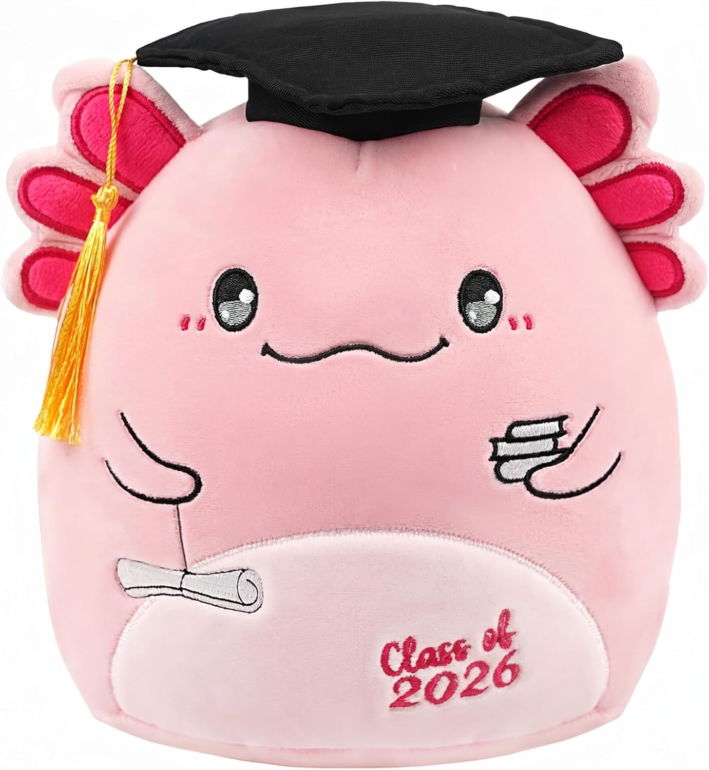 Preschool Graduation Owl Plush Toy: 8-Inch Blue Owl Kindergarten Graduation Stuffed Animal, Cute Class of 2026 Plushies, Graduation Gifts for Kids Boys Girls, Premary School Grad Party Decoration