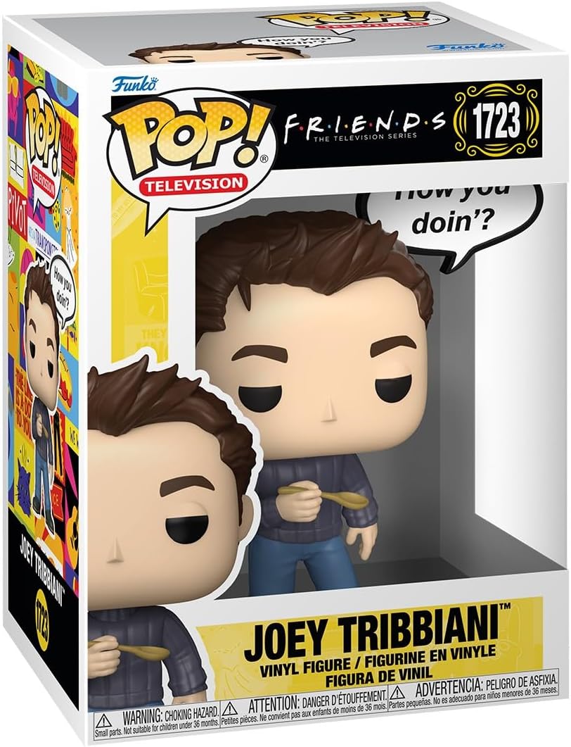 Funko Pop! Sayings: Friends – Joey Tribbiani – Collectable Vinyl Figure – Gift Idea – Official Merchandise – Toys for Kids & Adults – TV Fans – Model Figure for Collectors and Display Funko Pop! Sayings: Friends – Joey Tribbiani – Collectable Vinyl Figure – Gift Idea – Official Merchandise – Toys for Kids & Adults – TV Fans – Model Figure for Collectors and Display