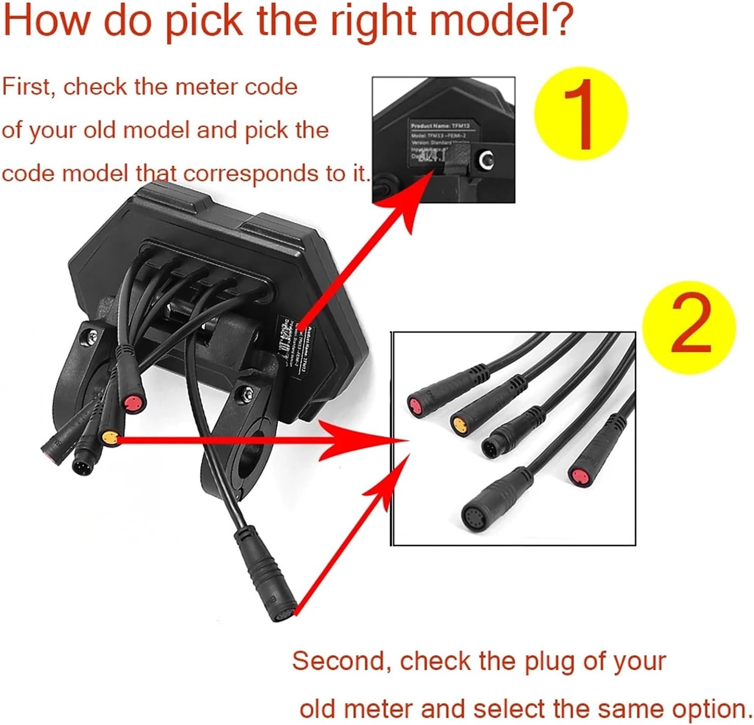 LCD Display Replacement for Electric Scooters - Digital Dashboard Screen Compatible with KUGOO/Kukirin G3 Pro & Similar Models - Replacement Meter Accessory
