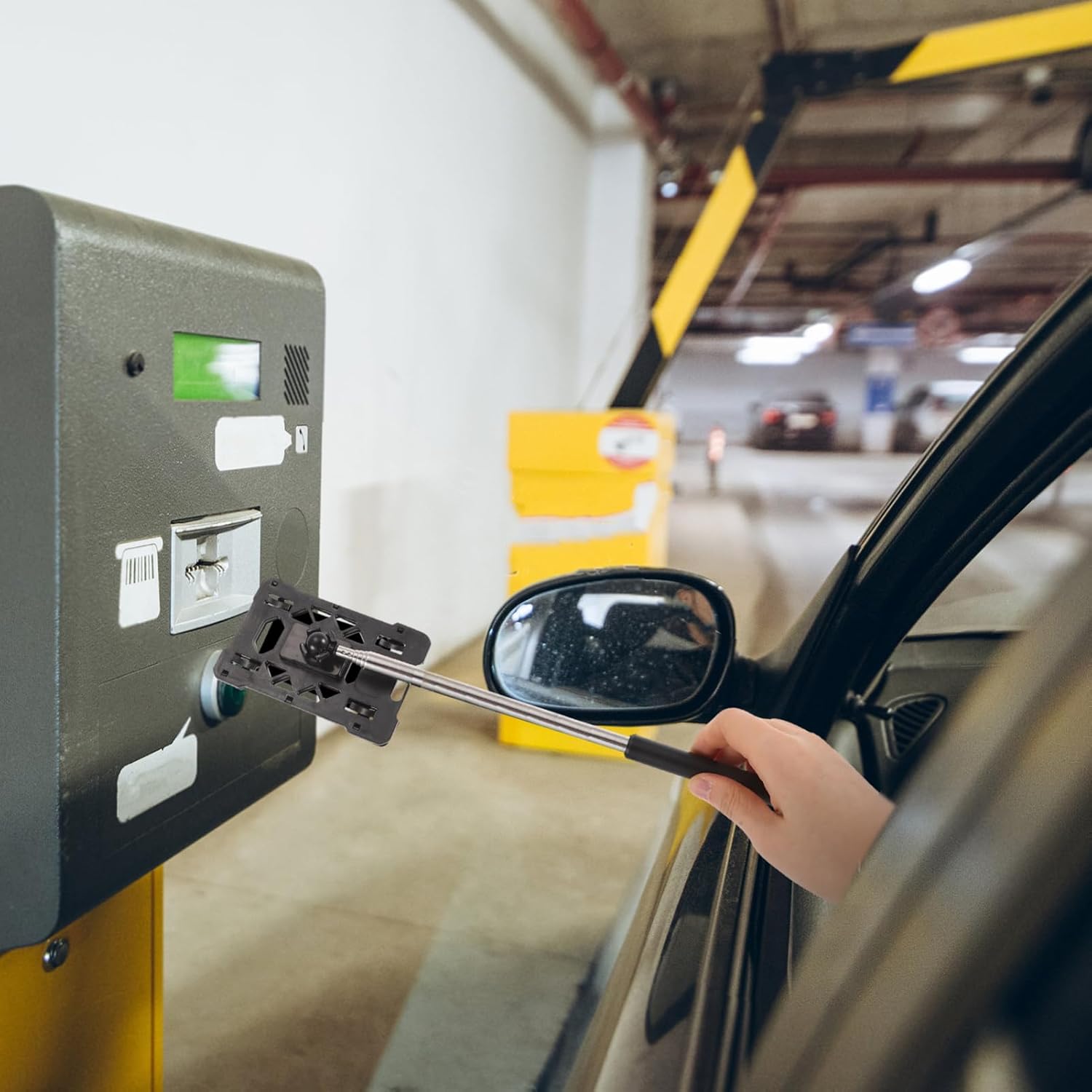 Adjustable Parking Swiping Rod for Garage Door Vehicle Access Fees image 4