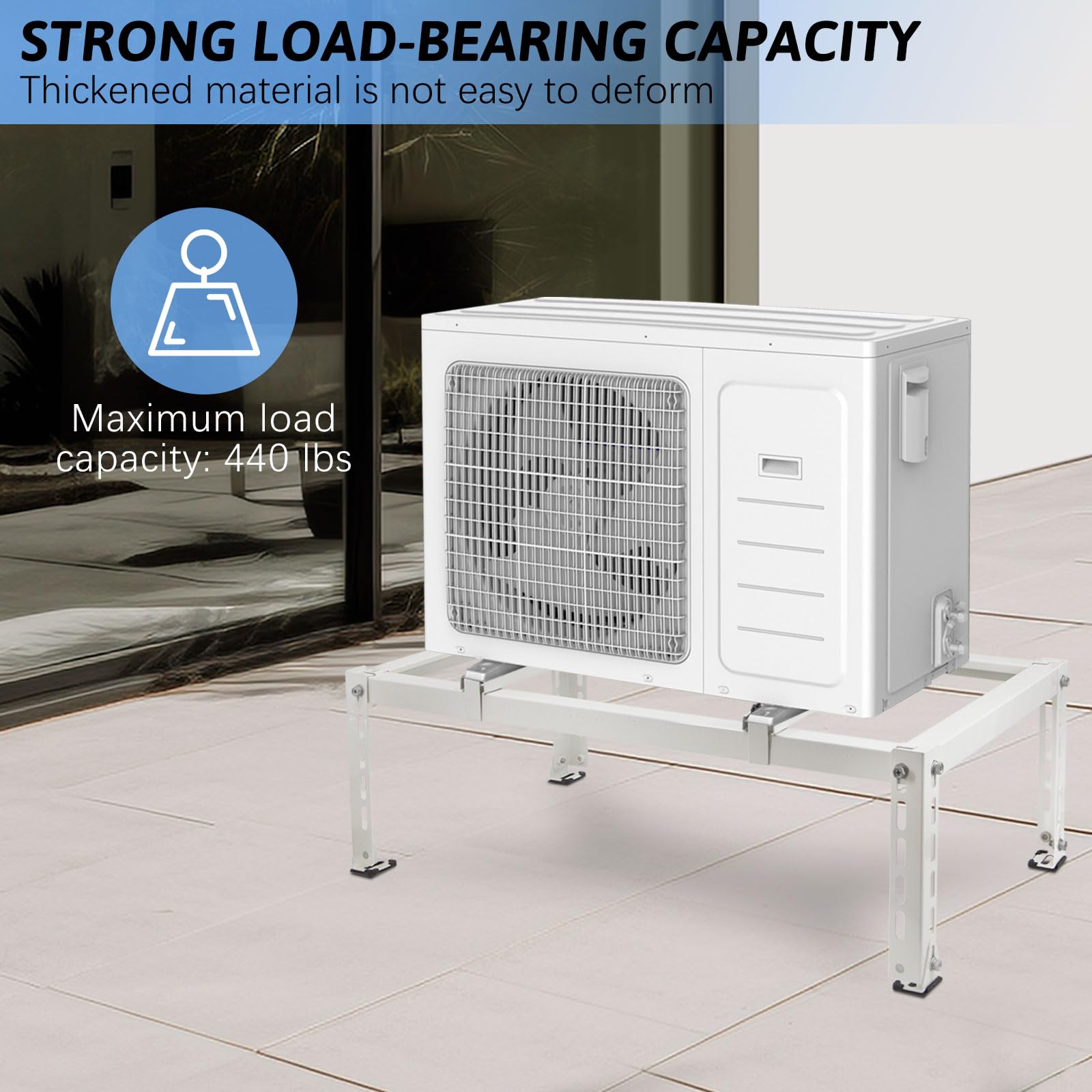 Mini Split Ground Stand RUN.SE Mini Split Condenser Stand - Heavy Duty ...