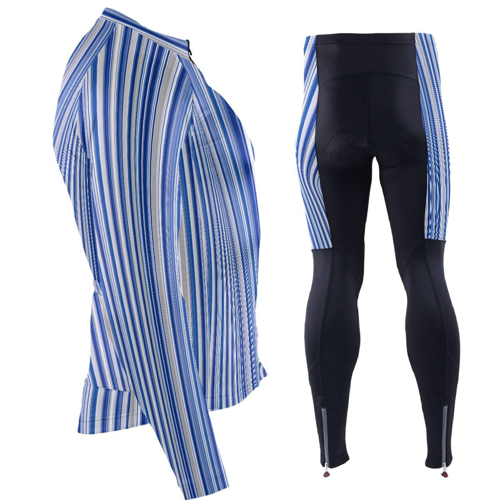Radtrikot für Herren, mit Taschen, winddicht, 3D-gepolstert