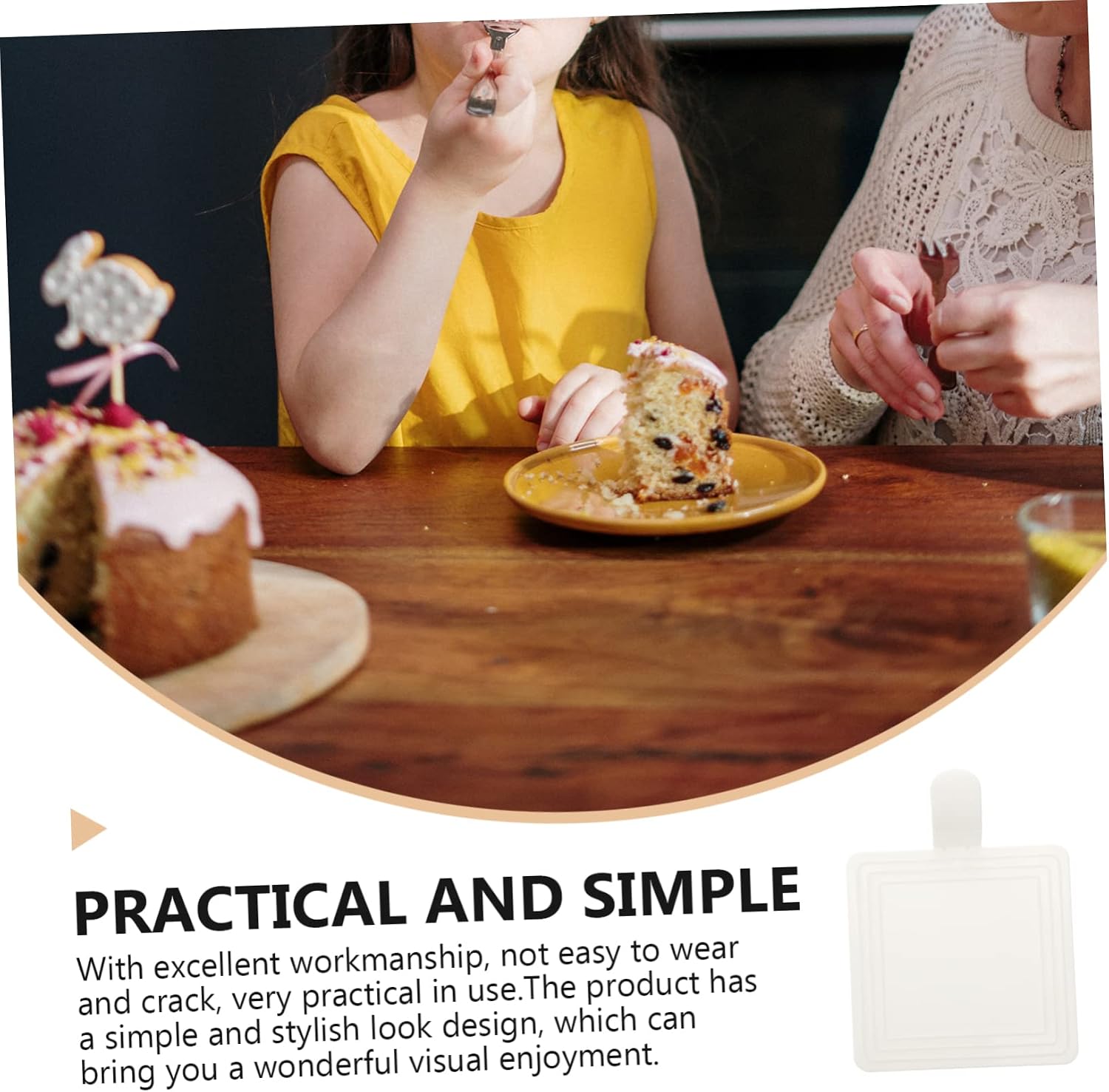 Practical Cake Trays Mousse Trays Cake Boards Center Holes Dessert Boards