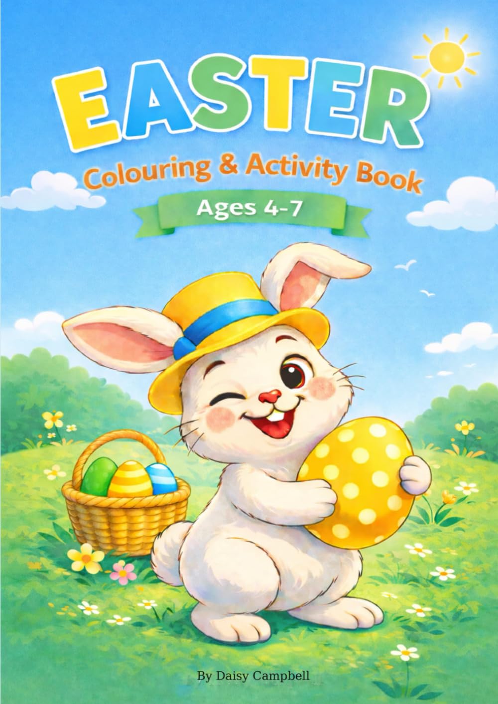 Easter Colouring and Activity Book: Spring Puzzles, Mazes, Matching Games, Counting Activities and Creative Colouring Pages for Children Ages 4–7