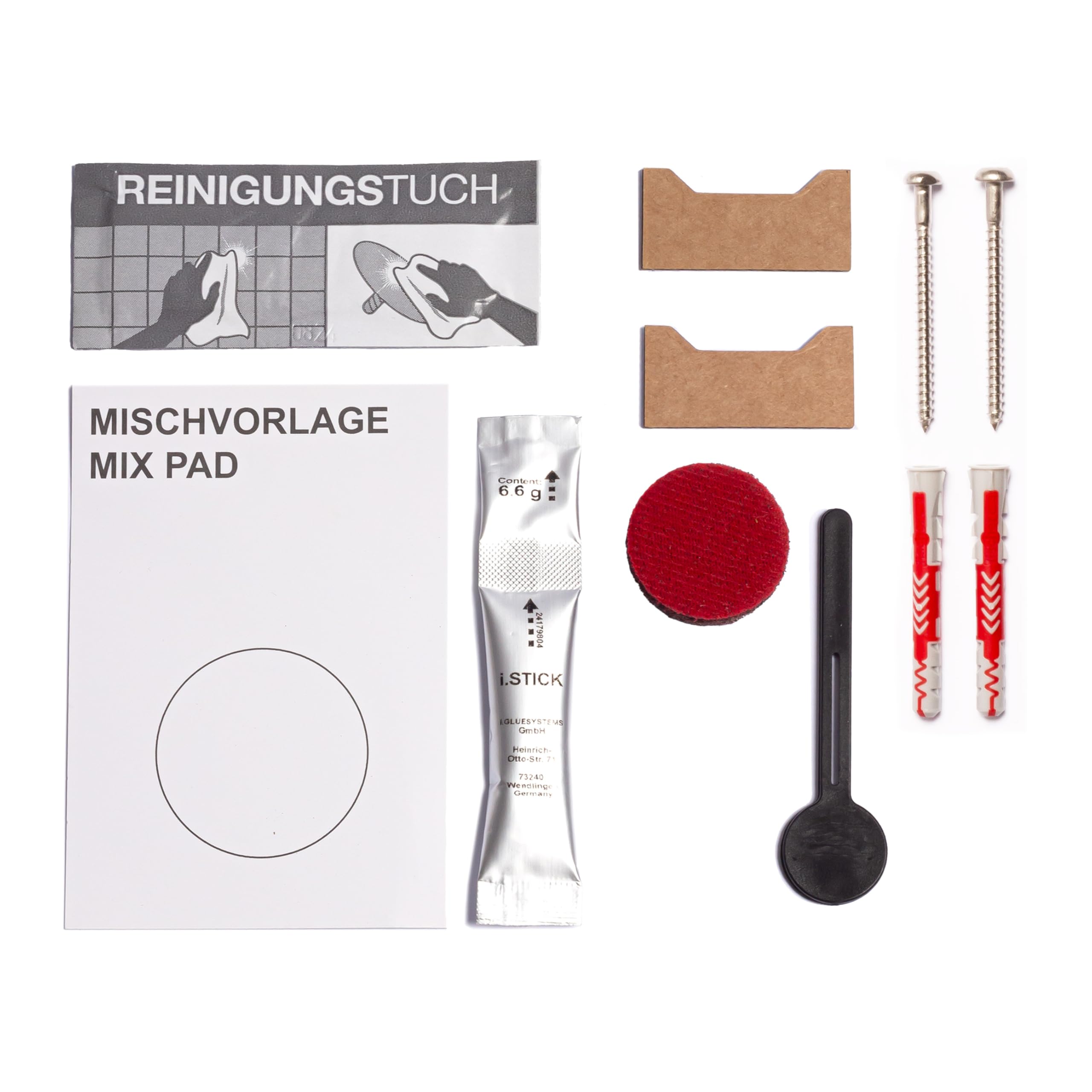 KEUCO Rose Set aus Bürstengarnitur & 4 Bürstenköpfen, ohne Bohren, schwarz | Bürstengarnitur mit Glasgehäuse und Bürste, Ersatzköpfe schwarz, inkl. Klebeset und Schraubset, Bürstenhalter mit Klobürste
