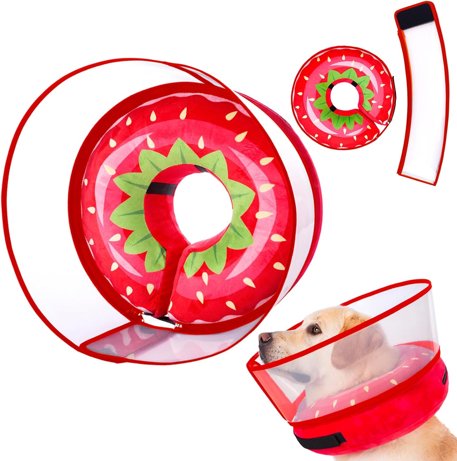 Inflatable Dog Cone Collar for Large Medium Small Dogs