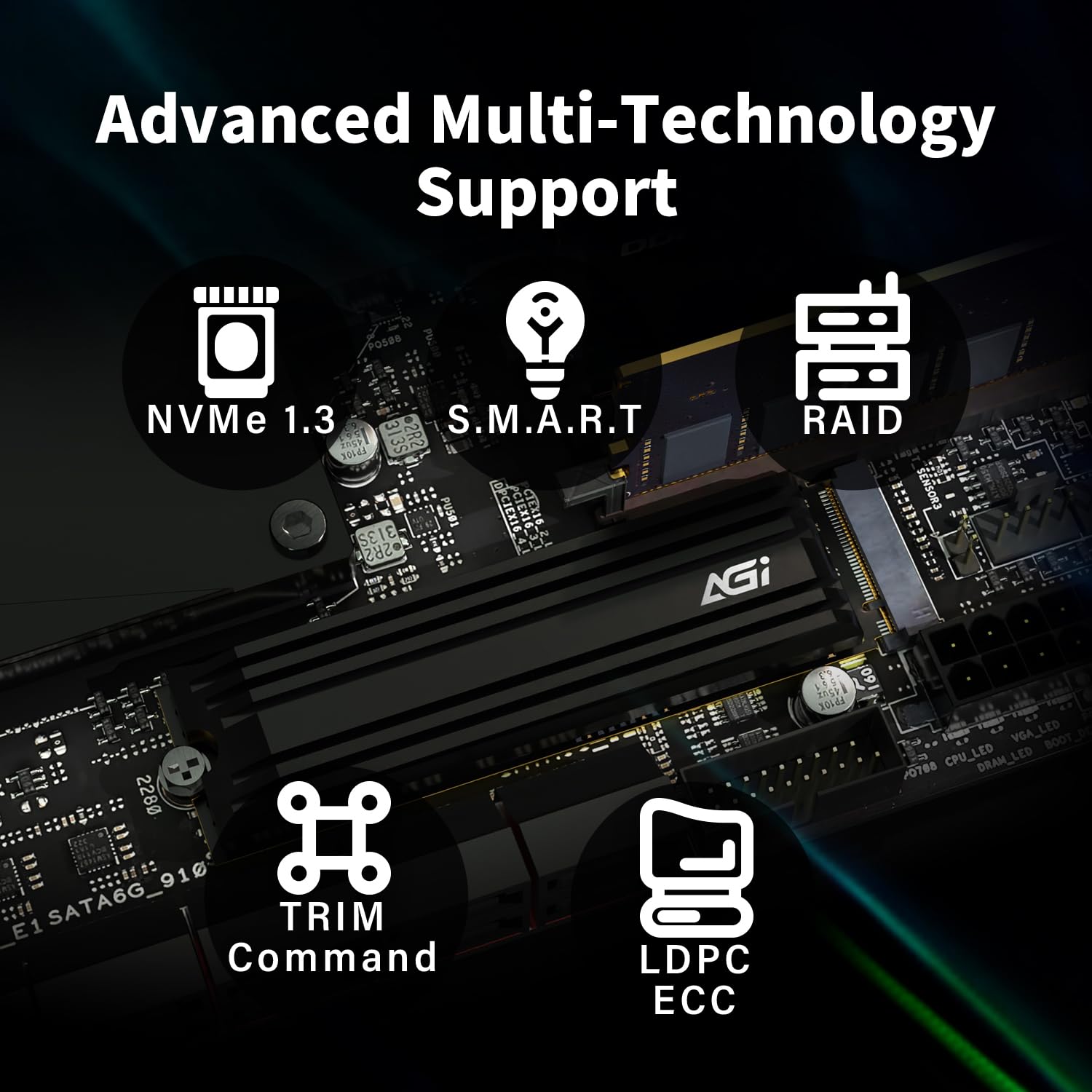 Amazon.com: AGI AI828 1TB SSD PCIe NVMe 4.0 M.2 2280 Gen4 x4 with