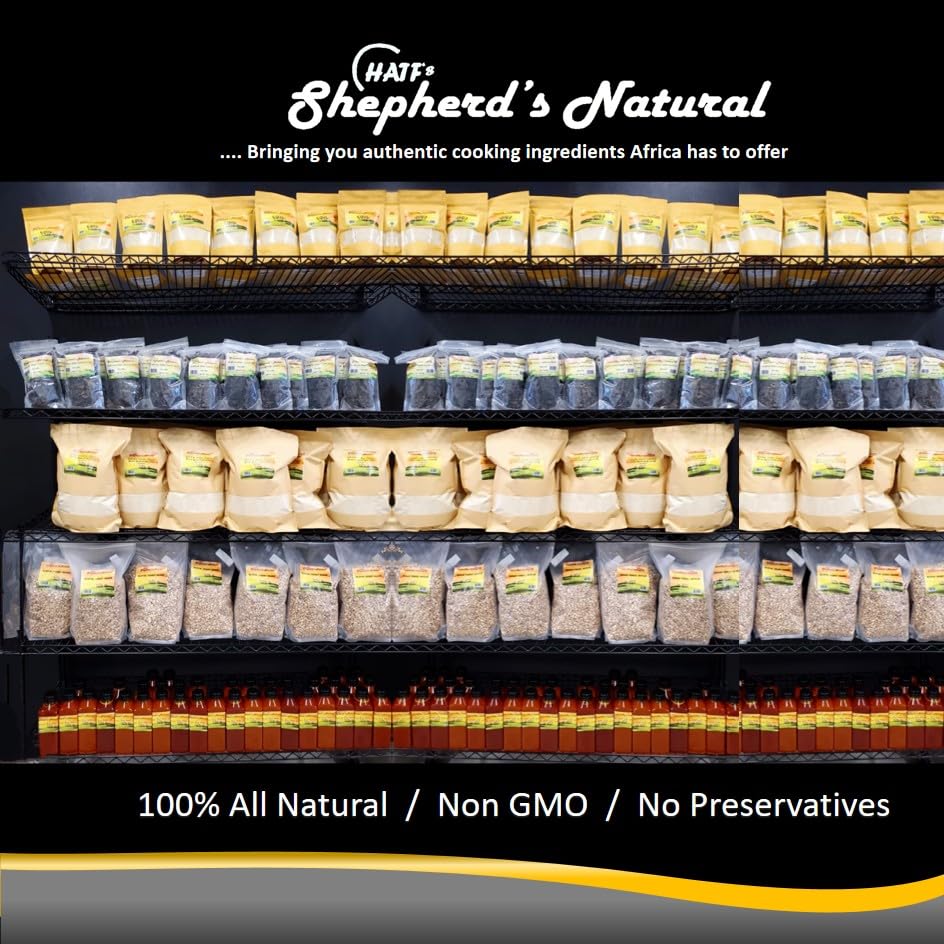 Miniatura 9 de Hojas aromáticas (EfinrinNchanwu)  Sazonador africano seco (2 x 2 onzas) por HATF's Shepherd's Natural. Perfecto para sopas, guisos y tés. Aroma
