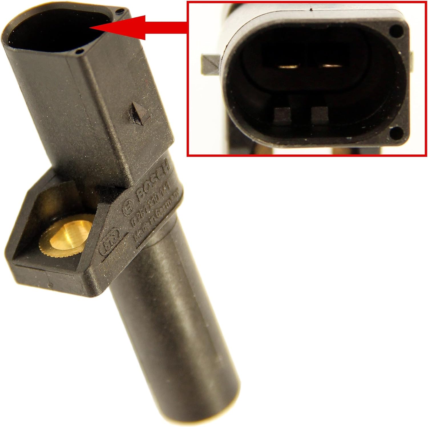 Bosch 0261210141 Original Equipment Crankshaft Position Sensor for Select Mercedes-Benz: 1997-00 C280, 1997 C36 AMG, 1998-99 C43 AMG, 1997-02 E320, 1998-02 E430, 1999-02 E55 AMG, 1998-03 ML320