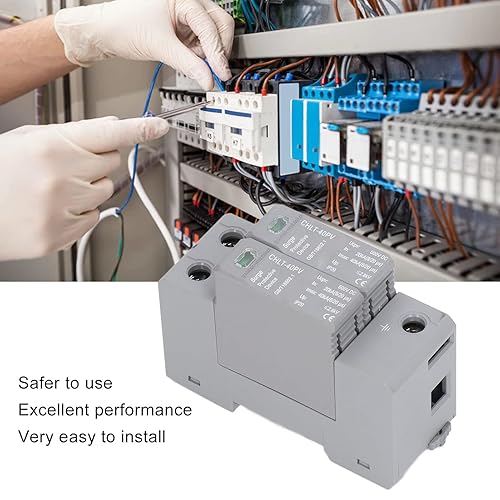 Miniatura 3 de 2P PV Protector DC 600V Pararrayos fotovoltaico Sobretensión 20KA a 40KA