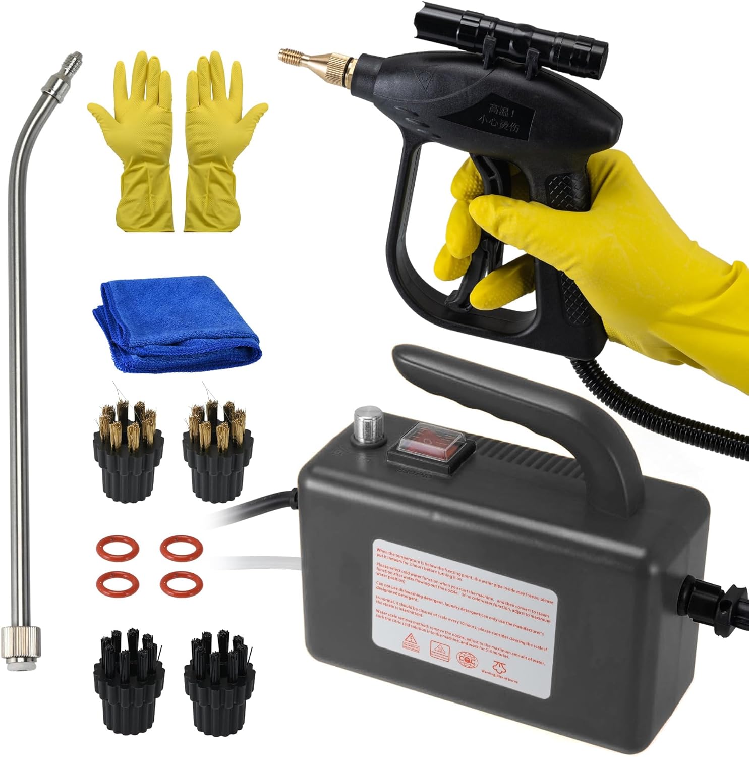 Amazon.com - 1700W High Pressure Steam Cleaner, Portable Steamer for ...