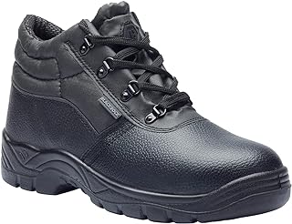 Blackrock Blackrock Chukka Botas de trabalho, botas de segurança, calçado de segurança, biqueira de aço, homem mulher mulher, calçado de trabalho, preto, jardinagem, corte largo, antiderrapantes, de obra