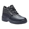 Blackrock Chukka Work Boots, Safety Boots, Safety Shoes, Steel Toe Cap, Mens Womens Ladies, Work Shoes, Black, Gardening, Lightweight, Leather, Wide Fit, Non Slip, On Site - Size 3