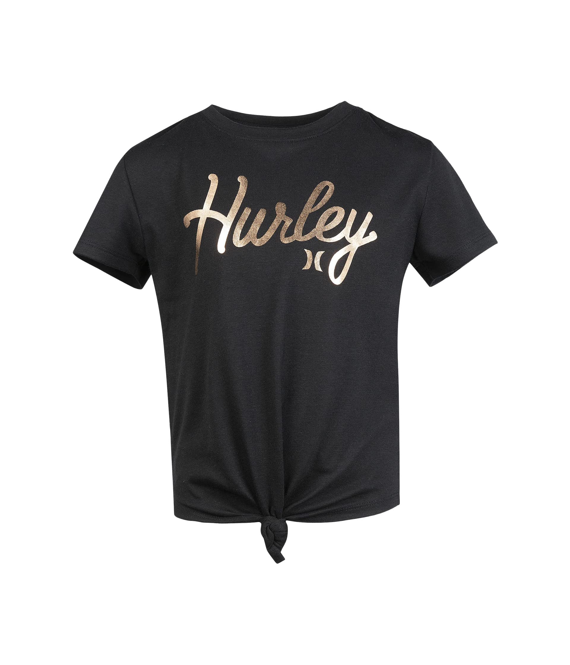 Hurley Girls' Front Tie Graphic T-Shirt