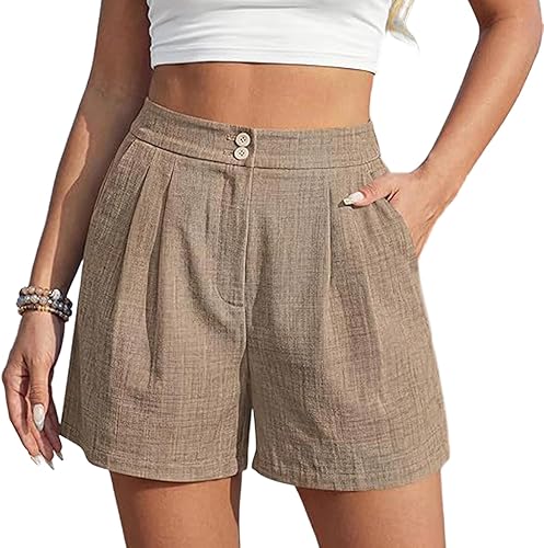 lopmou Women's Shorts Biker Hiking Women Shorts for Women Summer Casual Elastic 