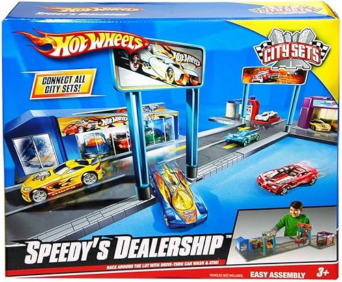Hot Wheels Speedy - Juego de vehículos para concesionarios