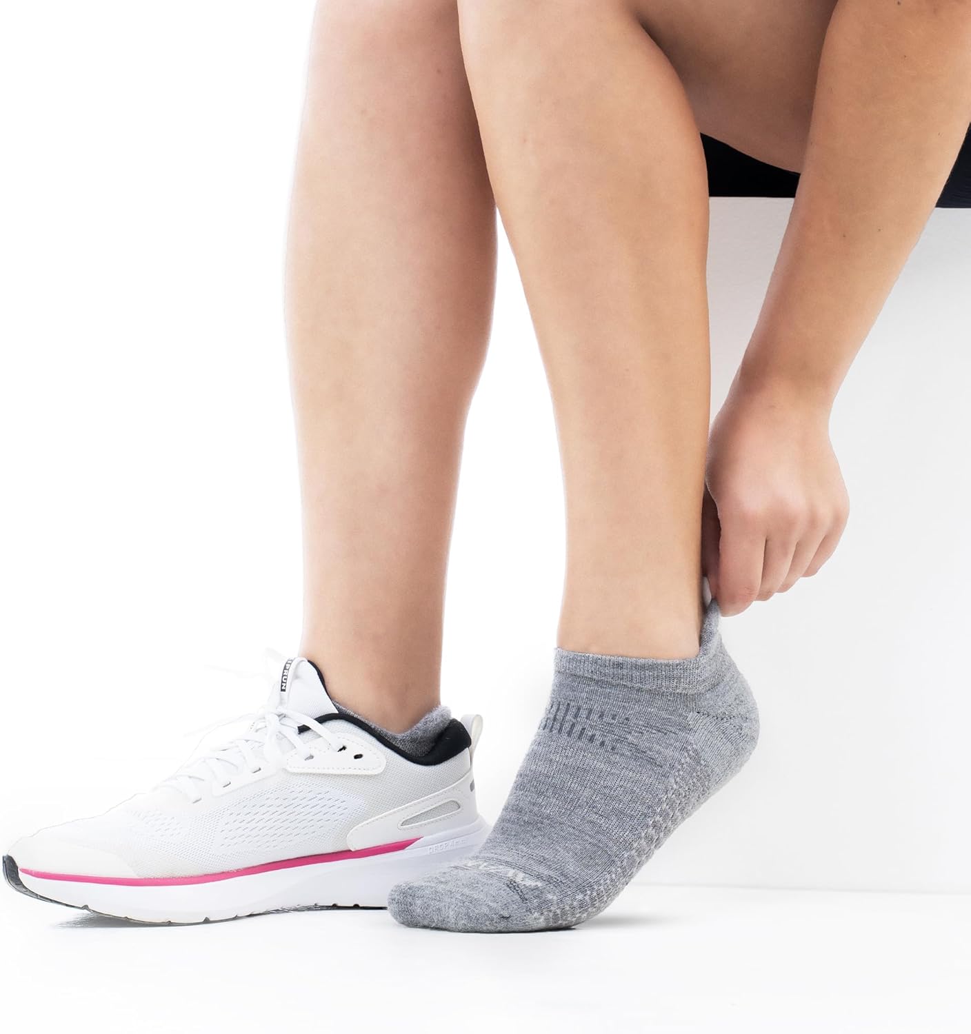 Avantic Alpaca Wool Running Socks – No Show Socks with Seamless Toe, Cushioned Sole & and Arch Support for Men & Women - Image 5