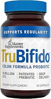 Master Supplements TruBifido - 30 cápsulas - Potente probiótico para la salud y la energía del colon - Refuerzo inmunológico, apoya la regularidad - Sin gluten - 30 porciones