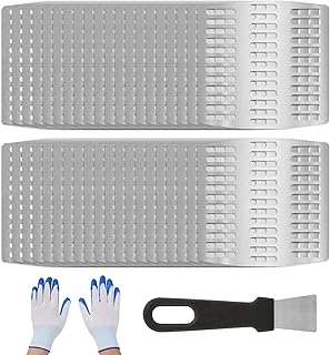 40 Pcs Brick Wall Weep Hole Covers Stainless Steel Brick Drain Hole Cover Wall Holes Filler for Fill Different Size Drain Holes (40 Pcs)