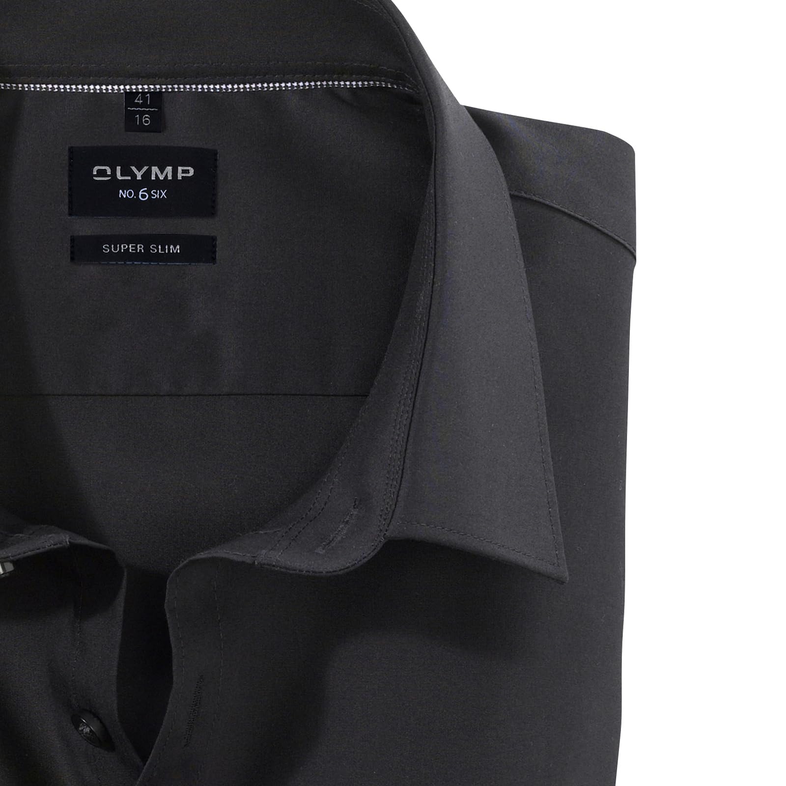 OLYMP Herren Businesshemd Langarm No.Six,Einfarbig,super Slim,Urban Kent