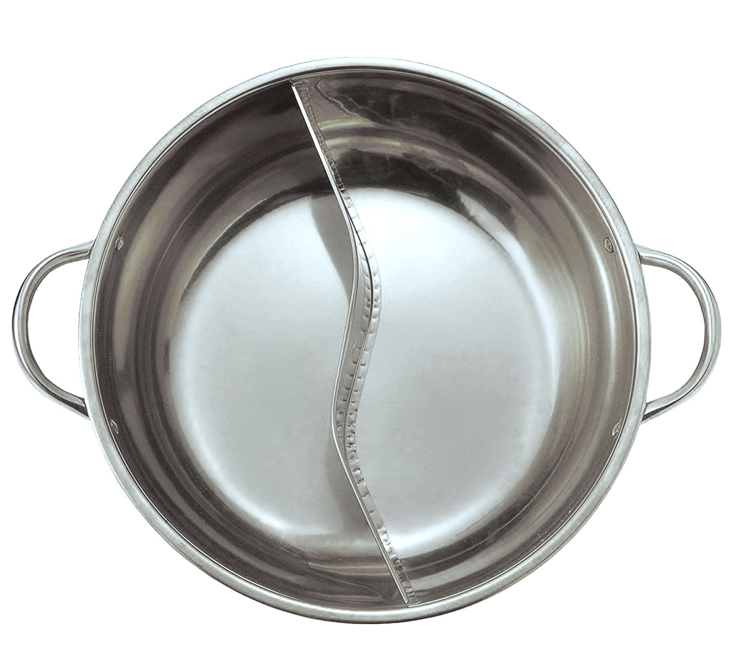 Amazon｜エムワールド IH対応 両手鍋 仕切り 付き 2食鍋 ステンレス