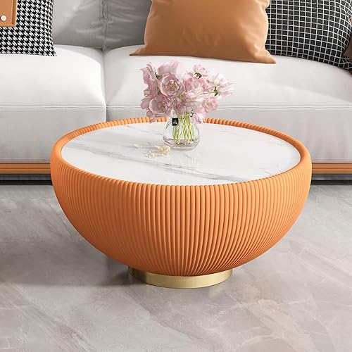 Miniatura 204 de Mesa de centro rústica marrón para sala de estar, mesas centrales rectangulares, moderna y elegante mesa de cóctel de madera para oficina en casa -