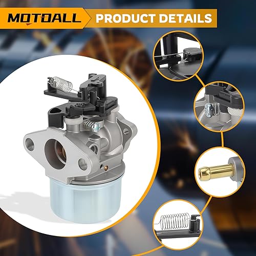Miniatura 4 de MOTOALL Carburador 110P02 0003 F1 110P02 0003 F4 para Craftsman Troy Bilt 190cc lavadora a presión para 594287 799154 595390 591597 593380 120P02