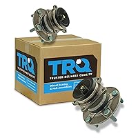 Vista 660 de TRQ Juego de 2 rodamientos de rueda trasera y conjunto de cubo con sensor ABS compatible con Ford Transit Connect 2014-2018