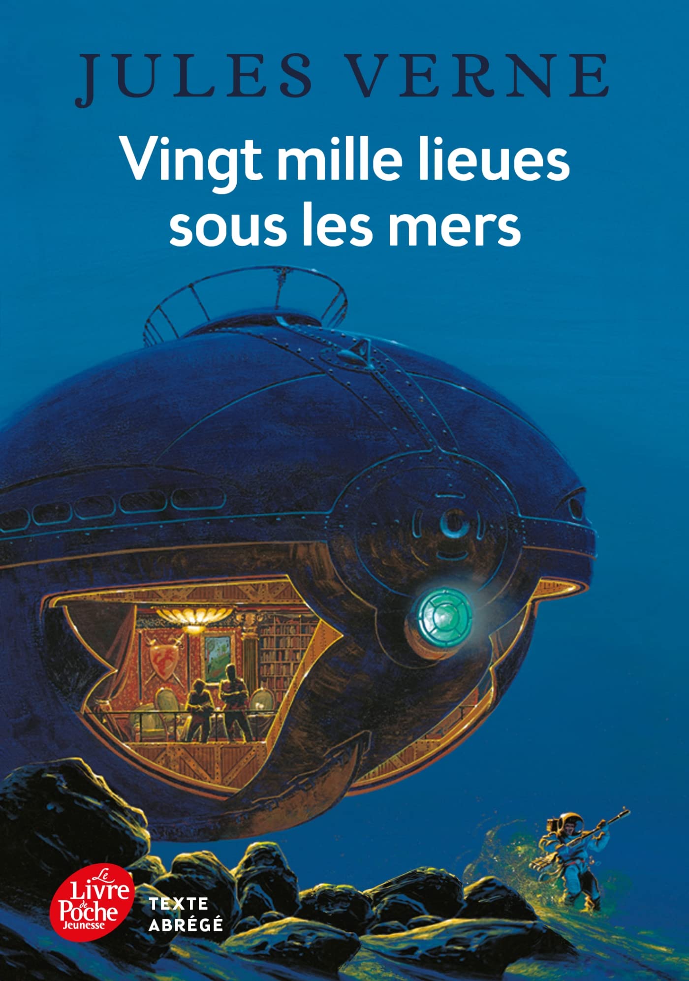 Vingt mille lieues sous les mers - Texte abrégé (Livre de Poche Jeunesse)